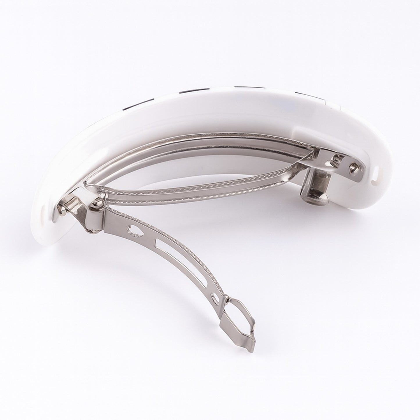 12er Set Haarspangen Kariert Schwarz/Weiß Retro Karo Rockabilly Accessoires Mode