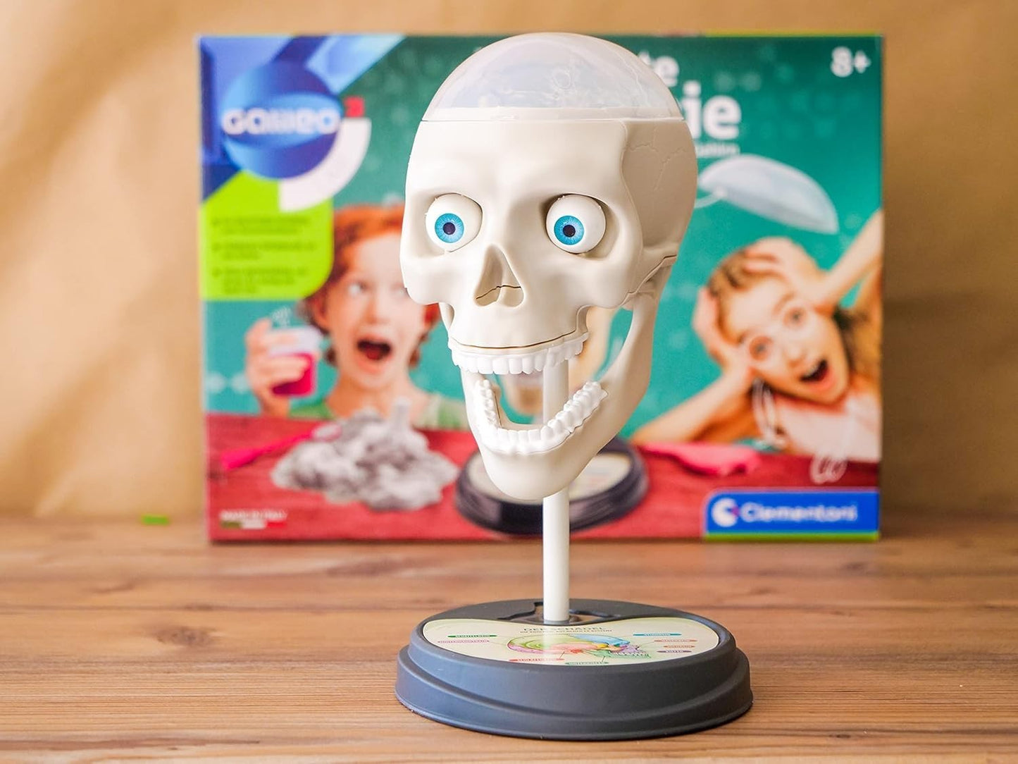 Clementoni 59221 Galileo Lab Verrückte Anatomie Experimentierkasten Schädel