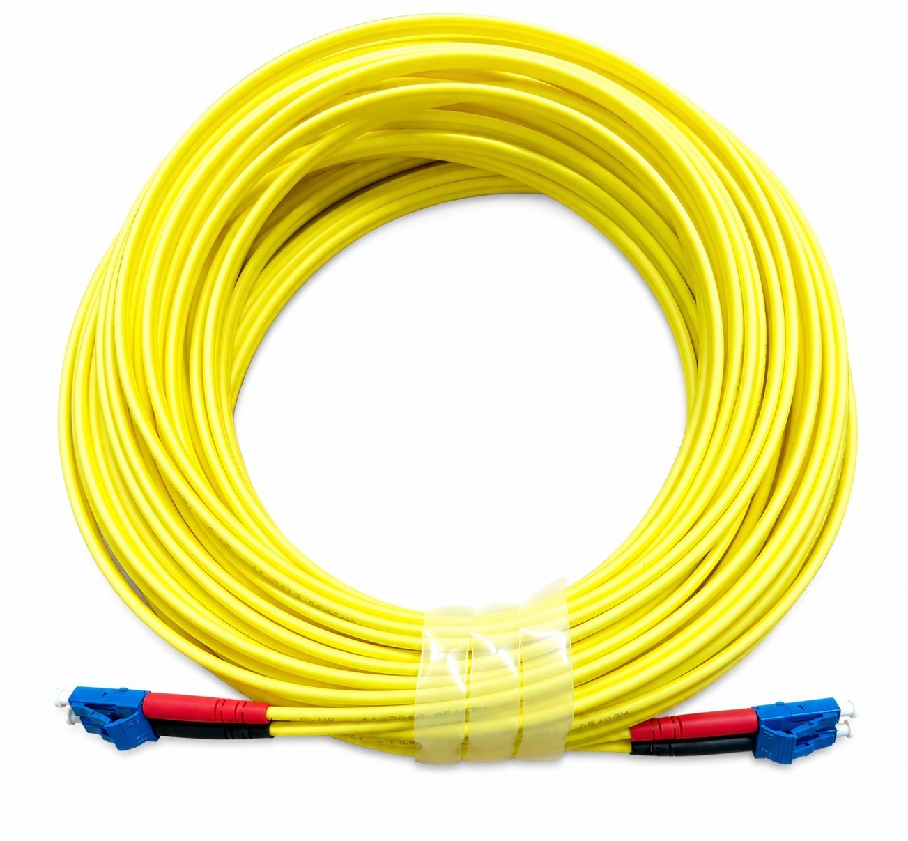 Telena Duplex Patchkabel Glasfaserkabel gelb 20m LWL-Duplex-Kabel Singlemode