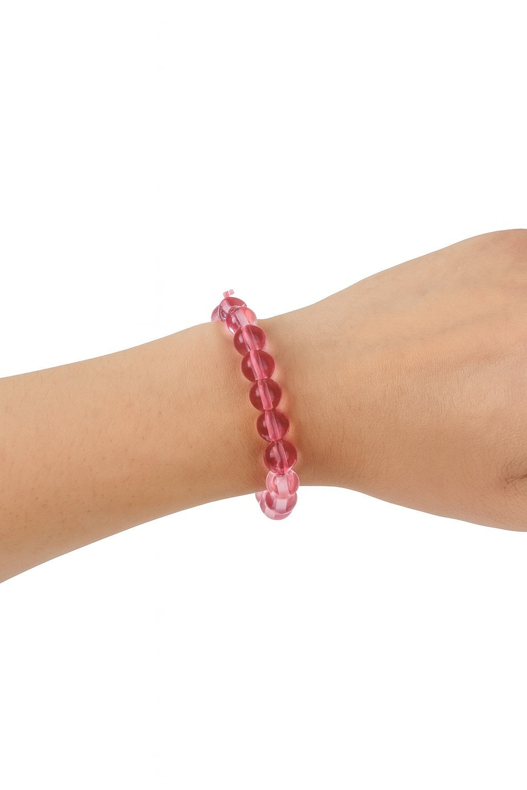 12er Set Armbänder Rosa Perlen Armreif Schmuck Perlenarmband Elastisch Geschenk