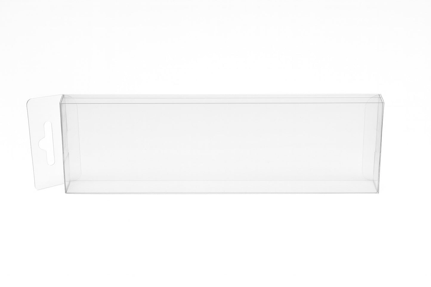 10er Set Schachtel Transparent Geschenkverpackung Geschenkebox Box 21x2x7 cm