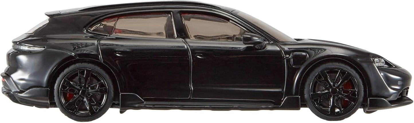 Hot Wheels HWT10 Premium 1:43 Porsche Taycan Turbo S Cross Turismo Schwarz
