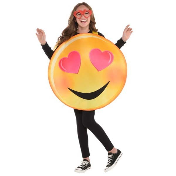 Heart Eyes For You Kostüm Mädchen Gr. 134 / 8-10 J. Karneval Fasching MottoParty