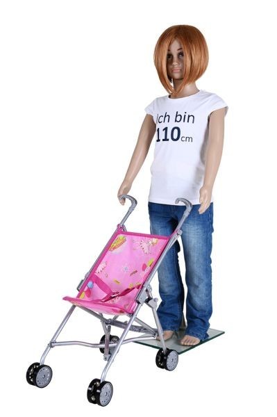 Knorrtoys 12608 Puppenbuggy Pink Little Princess Puppenwagen Faltbar 42x27x55cm