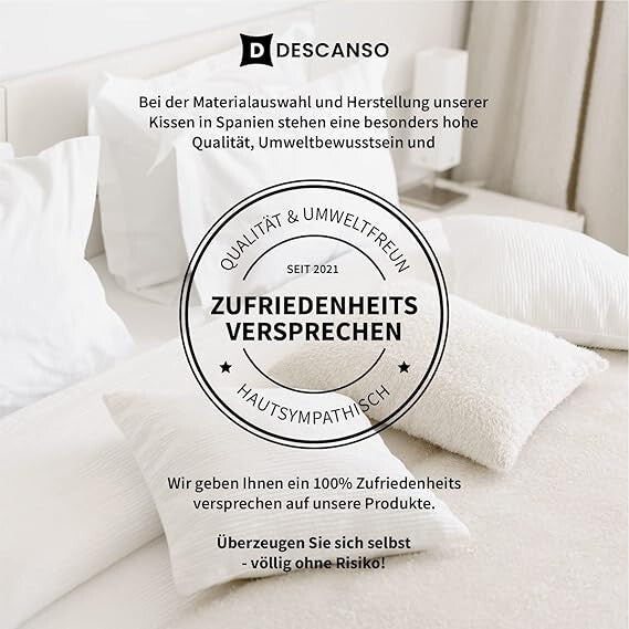 Seitenschläferkissen mit Bezug ✔️ ergonomisch weich Kissen Kopfkissen Lagerung Nackenkissen