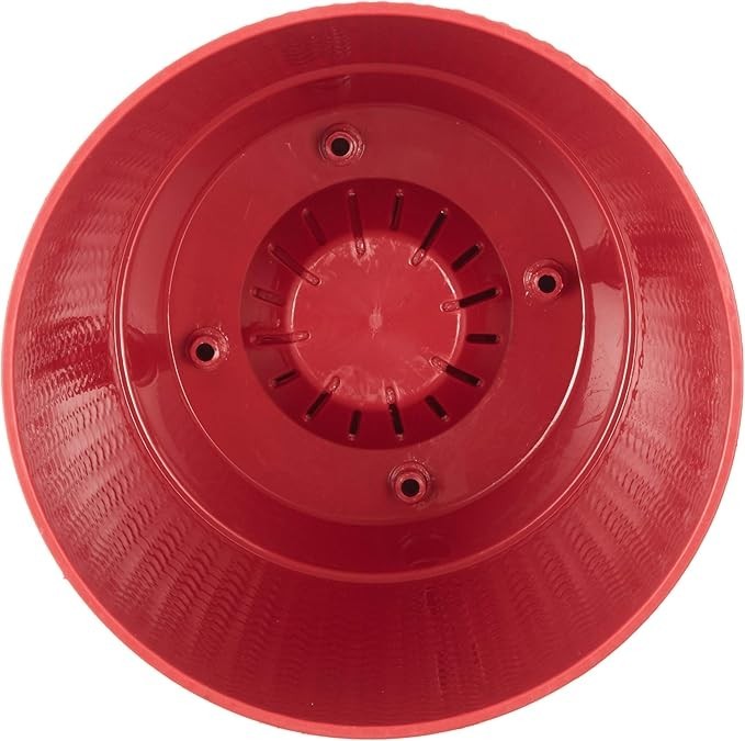 5x Blumentöpfe Rot Ø 14,0 x 12,5 cm - 1,4 L Pflanztopf Übertopf Blumentopf Topf