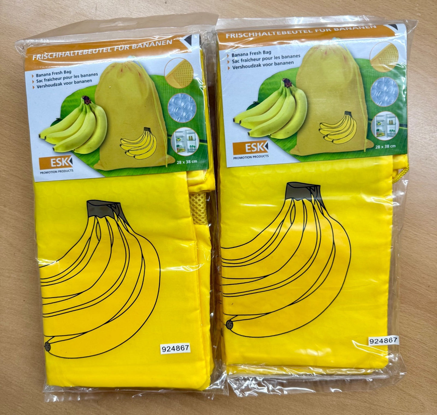 Karton mit min. 6 Frischhaltebeutel für Bananen Restposten Posten Aktion A Ware