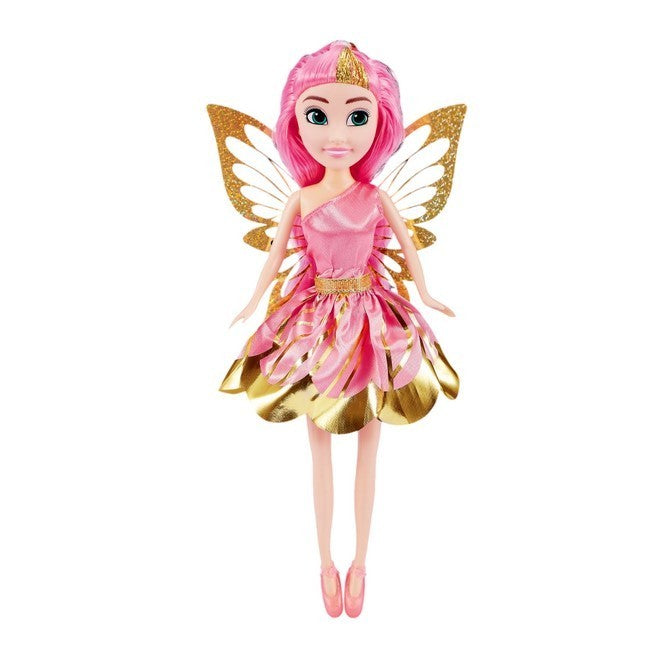 Zuru Sparkle Girlz Rosa Fairy Princess Puppe Fee Feenpuppe Spielpuppe Kegel