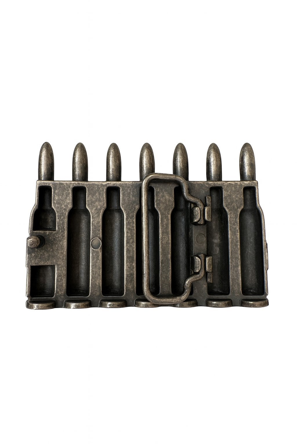 2er Set Gürtelschnalle Schlagring & Patronen Schnalle Gürtel Gürtelschließe