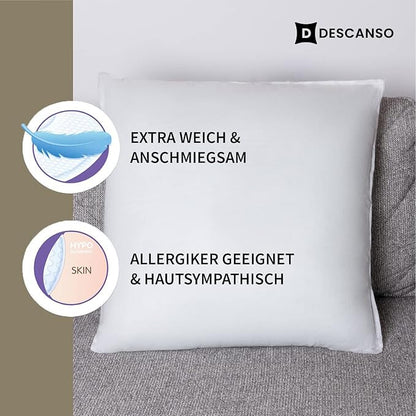 2er Set Kopfkissen Füllkissen Seitenschläfer ✔️ viele Größen