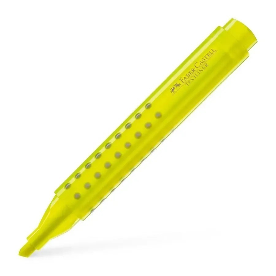 50x Faber-Castell Textliner Gelb Textmarker Keilspitze Marker Büro Schule Office