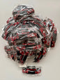 Karton mit min. 130 Haarclips Totenkopf Skull Rot Restposten Posten A Ware Aktion Top