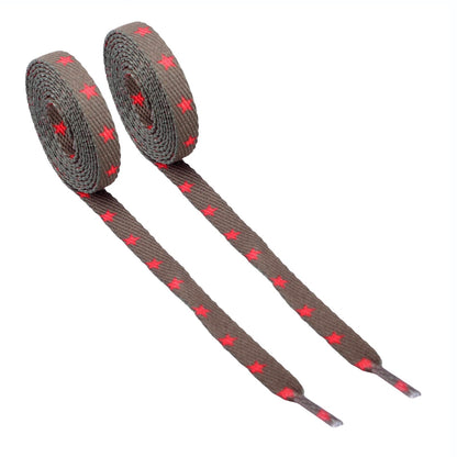 5 Paar Schnürsenkel Olivgrün Pink Sterne Flachsenkel Senkel Sportschuhe 110 cm