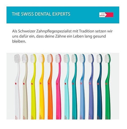 2x edel white Flosserbrush Ultrasoft Zahnbürsten Schweiz Zahnbürste Konex HD