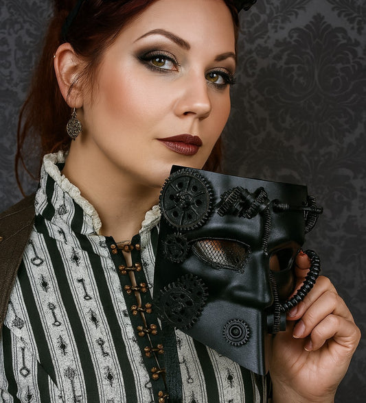 Venezianische Steampunk Maske Augenmaske Halloween Kostüm Verkleidung Fantasy