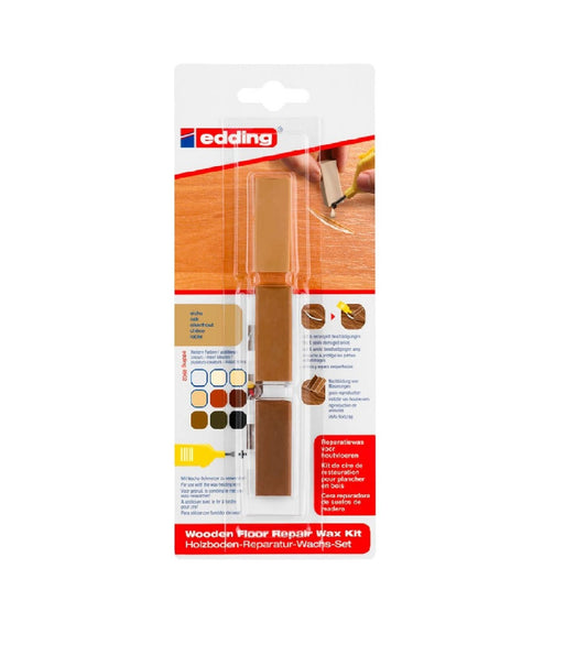 Edding Holzboden Reparatur Wachs 3er Set Eiche Dellen Ausbessern Reparaturkit