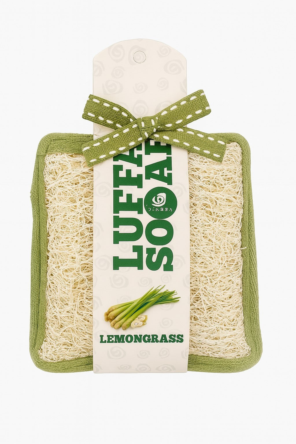 Luffa Seife Zitronengras 100g Bodyscrub Peeling Schwamm Duftseife Handgemacht