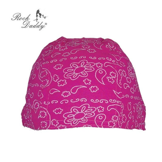 Bandana Pink Paisley Kopftuch Cap Zandanna Mütze Stirnband Sommer Accessoire
