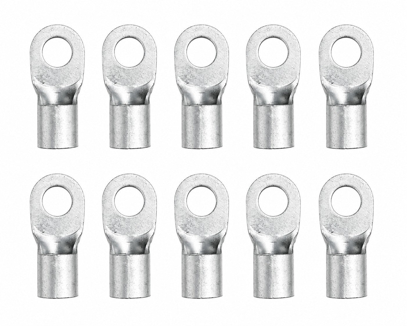 10er Set Kabelschuhe M8 25mm² unisoliert Ringkabelschuhe Kabelschuh Kabel Hülse