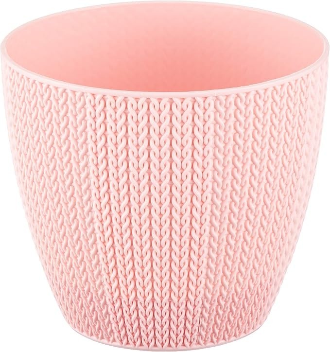 5x Blumentöpfe Rosa Ø 14,0 x 12,5 cm - 1,4 L Pflanztopf Übertopf Blumentopf Topf