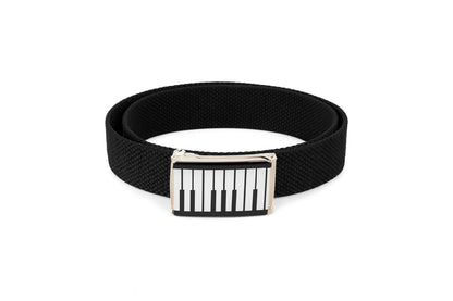 Aktion 50x Gürtel Belt Schwarz Weiß Klavier Hüftgürtel Jeansgürtel Unisex Großhandel