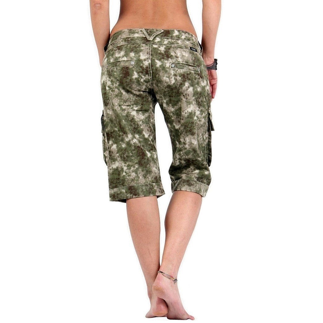 GUESS JEANS Bermuda Shorts Damen Camo Army/Camouflage XS,S,M,L,XL 25,26,27,28,29