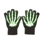 Touchscreen-Handschuhe in Schwarz mit Skeletthand Glow in the Dark Halloween