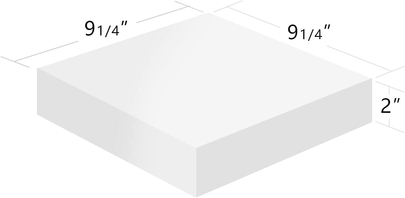 2x Eckregal Wandregal 23 cm Weiß Hochglanz Regal Wandboard Schweberegal Set Deko