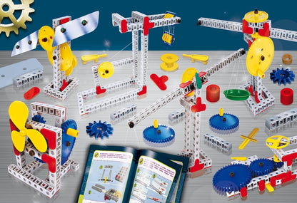 Lisciani 100866 I´m a Genius Science Mechanisches Labor Experimente Baumaschinen