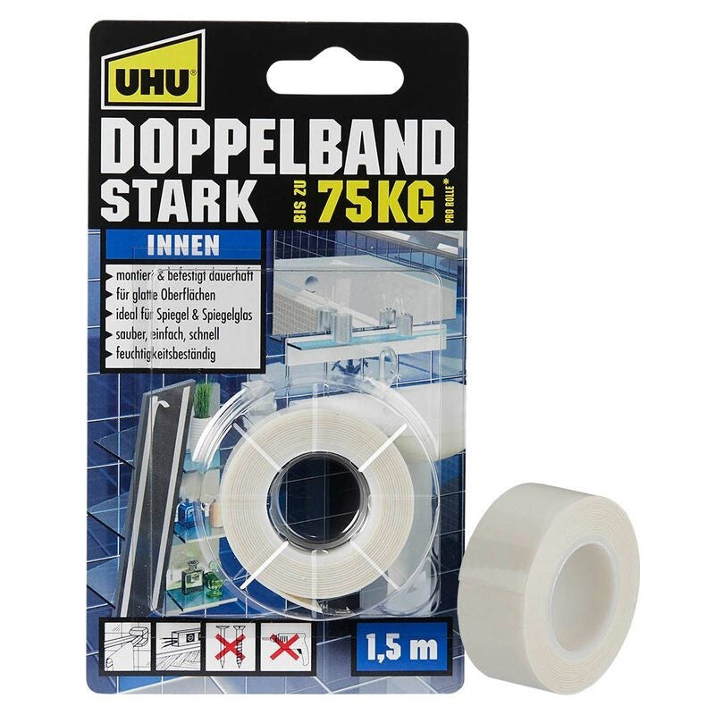 UHU Reparaturset Kleber + Powerkitt + Montageband Heimwerken Basteln Alleskleber