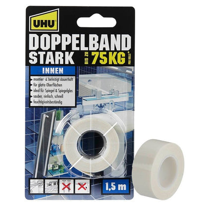 UHU Reparaturset Kleber + Powerkitt + Montageband Heimwerken Basteln Alleskleber