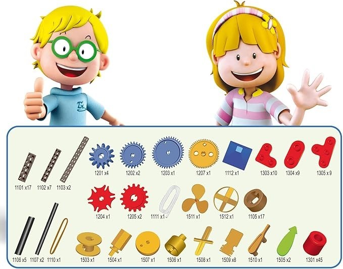 Lisciani 100859 I´m a Genius Science Labor Technik und Mechanik Ingenieurlabor