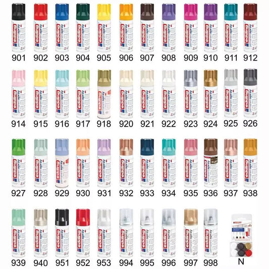 Edding 5200 Permanent Acryllack Spray 200ml Matt Glänzend Neon Schnelltrocknend