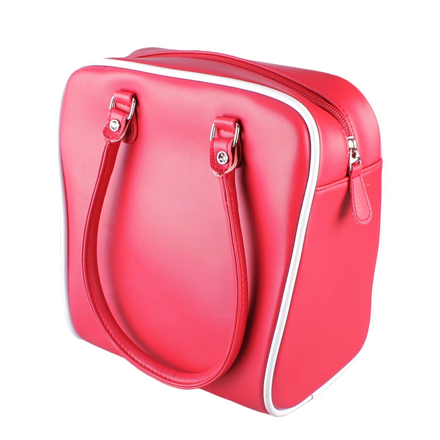 Handtasche Rot Stern Tasche Mode Accessoire Damen Rockabilly Punk Retro Freizeit