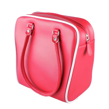 Handtasche Rot Stern Tasche Mode Accessoire Damen Rockabilly Punk Retro Freizeit
