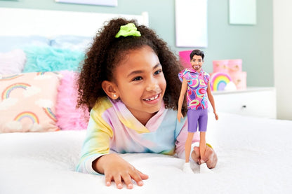 Mattel DWK44 / HRH26 Barbie Fashionistas Ken Puppe Totally Hair Look mit Bart