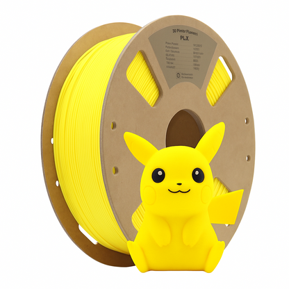 PLA + plus 3D Filament Gelb 1kg verzugsfrei pla+ Hochwertig Drucker FDM TOP