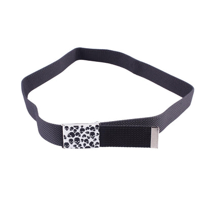 Gürtel Belt Schwarz/Weiß Totenkopf Skulls Punk Rocker Rockabilly Unisex Hüftgürtel