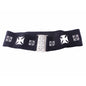 Stretch Gürtel Belt Schwarz/Weiß Wappen Kreuz Taillengürtel Gothic Retro Vintage Mode