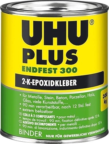 Uhu Plus Endfest 300 2-K-Epoxidkleber 915g Dose Kleber Harz Binder Reparatur