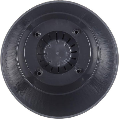 5x Blumentöpfe Anthrazit Ø 21,6 x 19,2 cm - 5 L Pflanztopf Übertopf Blumentopf