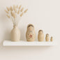 Wandregal 41x24x5 cm Weiß Hochglanz Regal Wandboard Schweberegal Wohnzimmer Büro