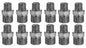 12er Set Rowi Reduziernippel 1/8'' AG x 1/4" AG Reduzierstück Kompressorzubehör