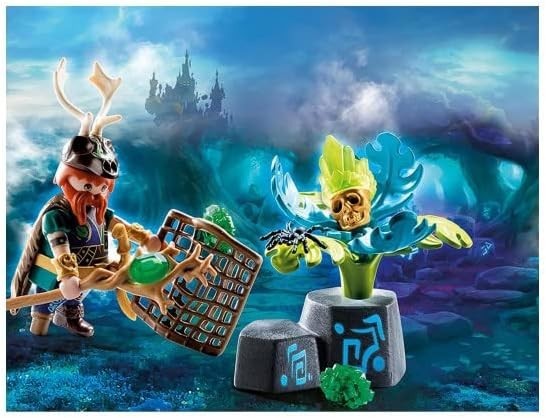 Playmobil 70747 Novelmore Violet Vale Magier der Pflanzen Spielzeug Zauberer