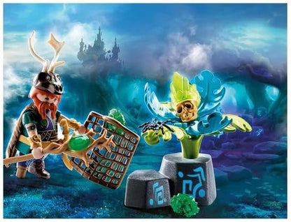 Playmobil 70747 Novelmore Violet Vale Magier der Pflanzen Spielzeug Zauberer