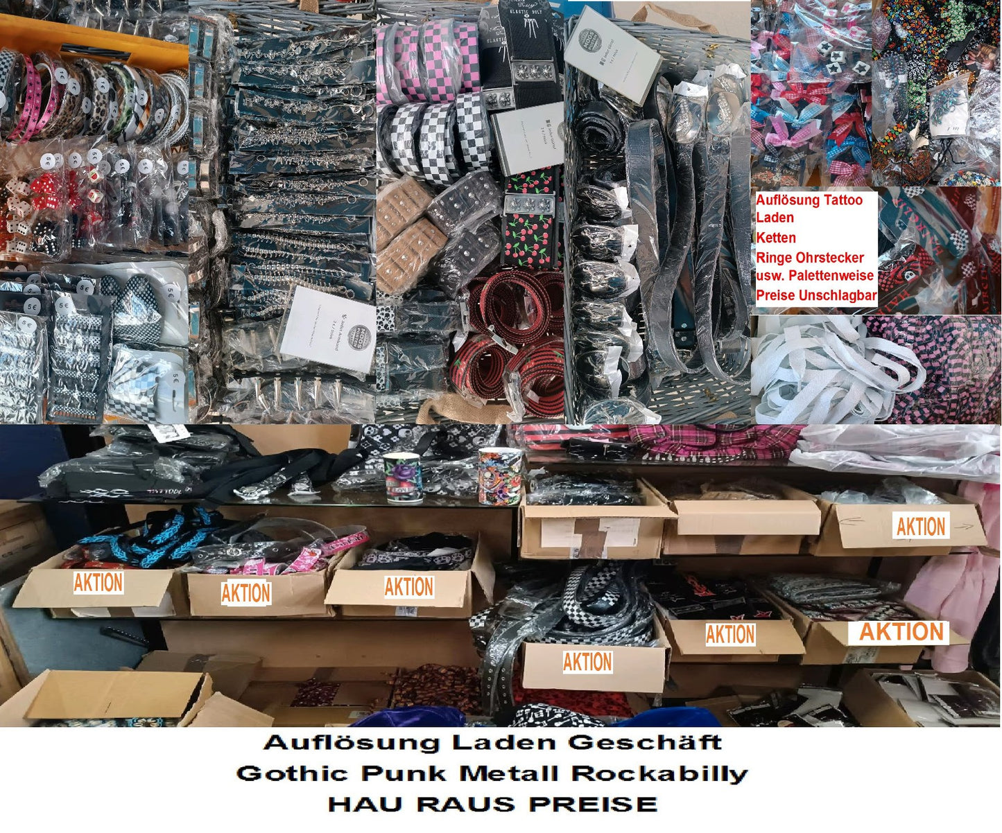 XXL Muster Karton  Schmuck Textil Auflösung Gothic  Restposten Posten A Ware