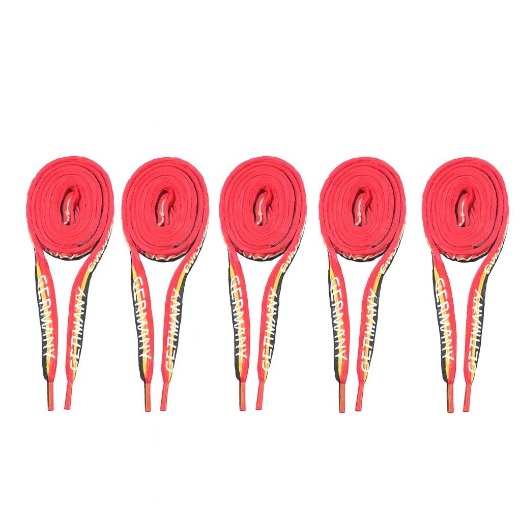 5 Paar Schnürsenkel Deutschland Flachsenkel Senkel Sneaker Sportschuhe 110 cm