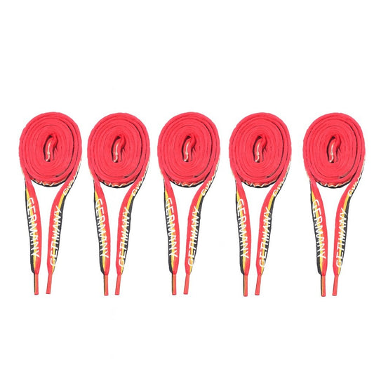 5 Paar Schnürsenkel Deutschland Flachsenkel Senkel Sneaker Sportschuhe 110 cm