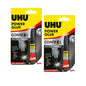 2x UHU Power Glue Control Flüssig je 3g Sekundenkleber Klebestoff Direct-Stop