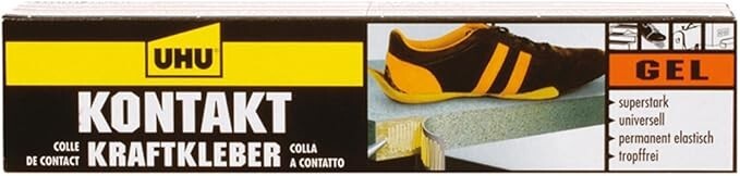 UHU Kontakt Kraftkleber Gel 120g Kleber Montage Reparatur Tube Superstark